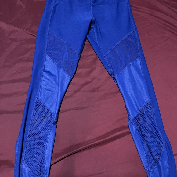 90 degree cobalt blue workout pants, leggings, yoga, blue athletic pants - Picture 2 of 6